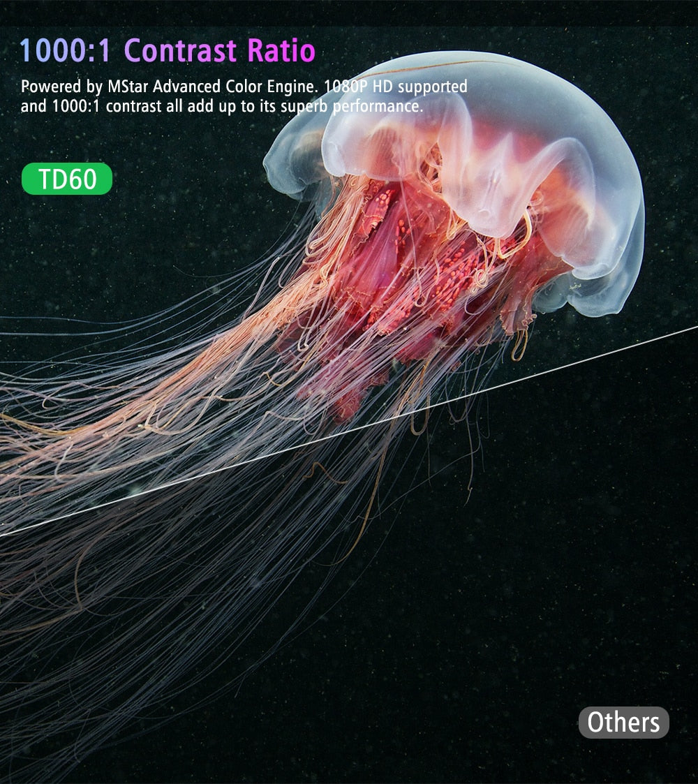 Mini Projector Portable WiFi Android